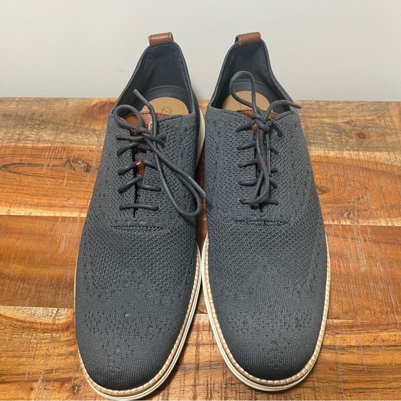 Cole Haan Gray Knit Oxford Sneakers - Picture 3 of 8